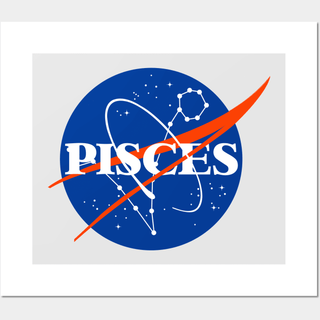 Pisces Logo Wall Art by RAADesigns